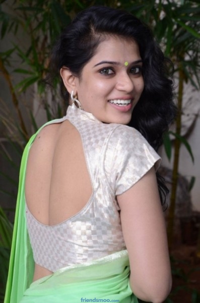 Bhargavi Sree Latest Photos in Green Saree