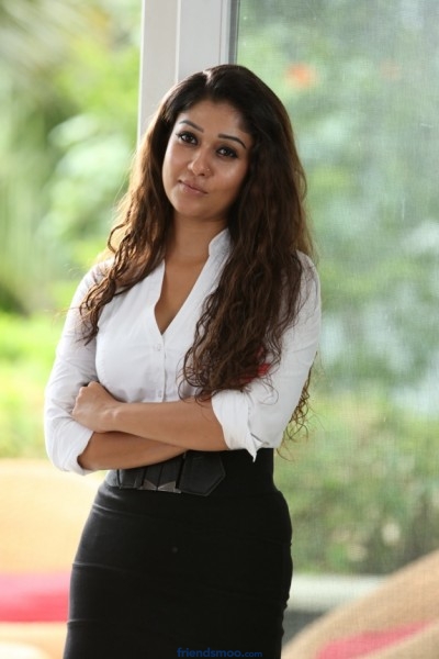 Nayantara Latest Photos in Black and White Dress