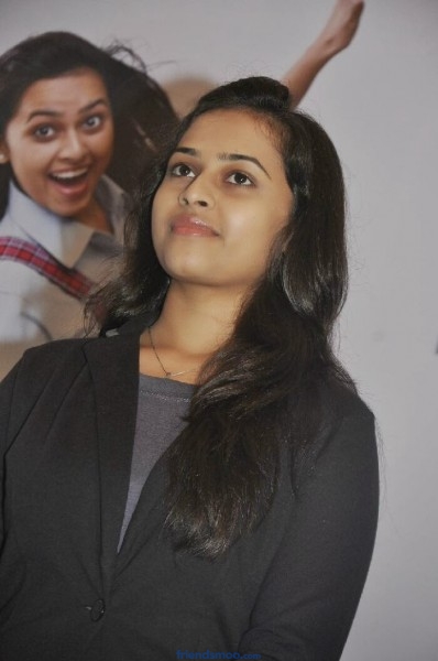 Sri Divya Latest Photos in Black Dress at Pencil Movie Press Meet