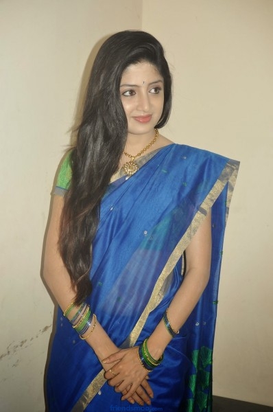 Poonam Kaur Latest Photos in Blue Saree